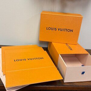 Louis Vuitton Shoe Box Set – Lot of 7 (New/Flattened)